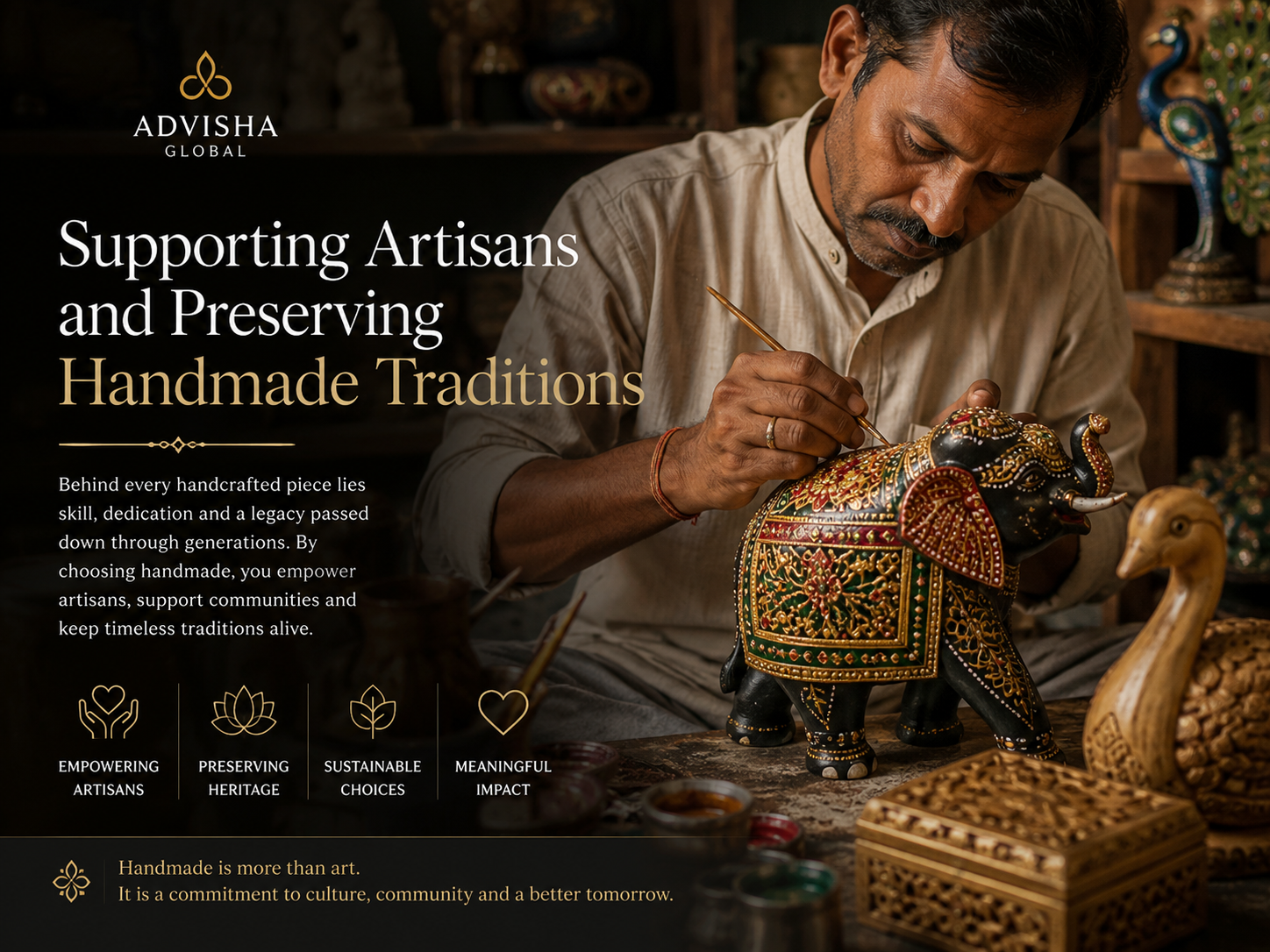 Supporting Artisans and Preserving Handmade Traditions