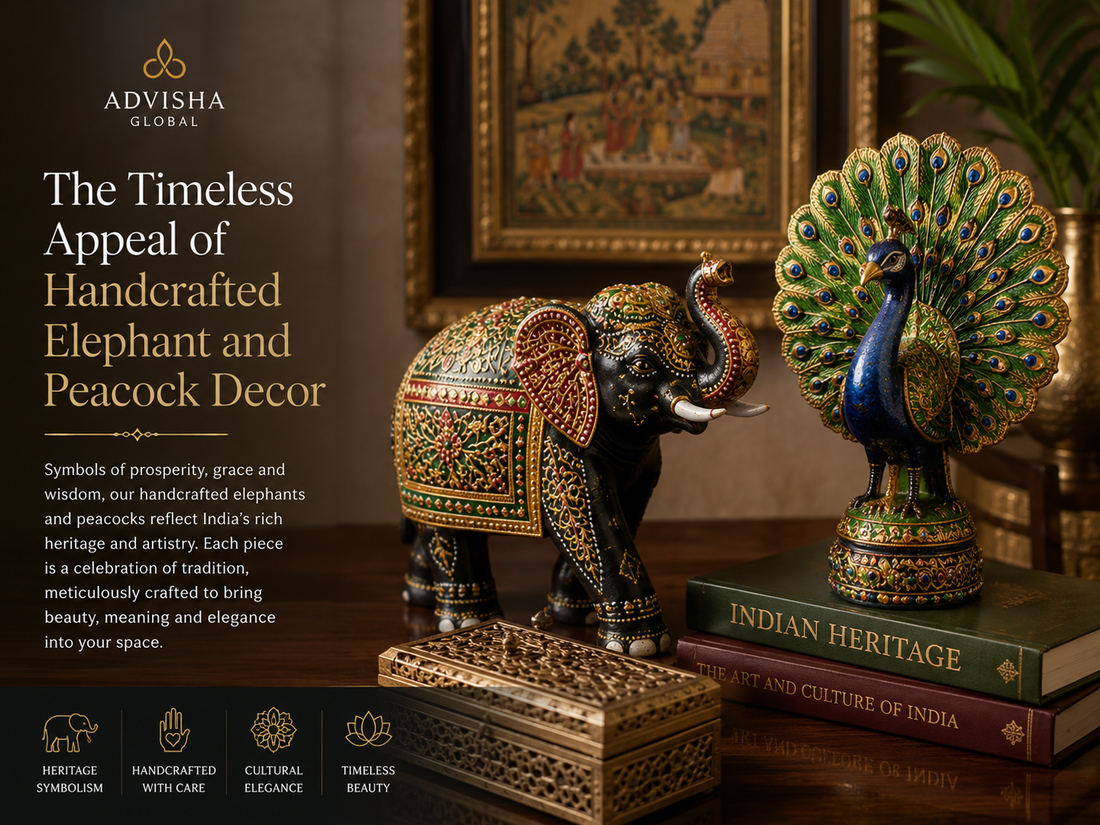 The Timeless Appeal of Handcrafted Elephant and Peacock Decor