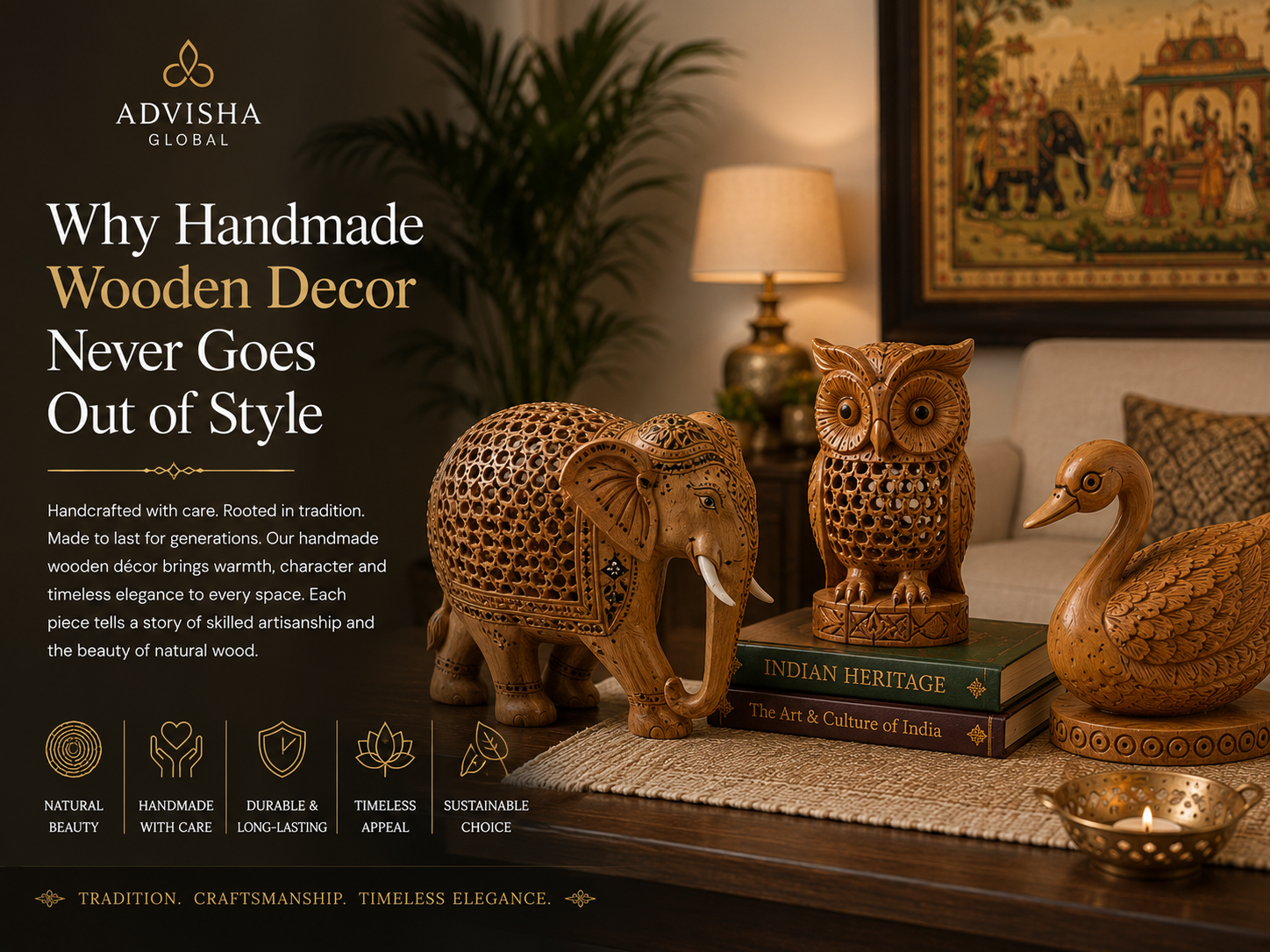 Why Handmade Wooden Decor Never Goes Out of Style