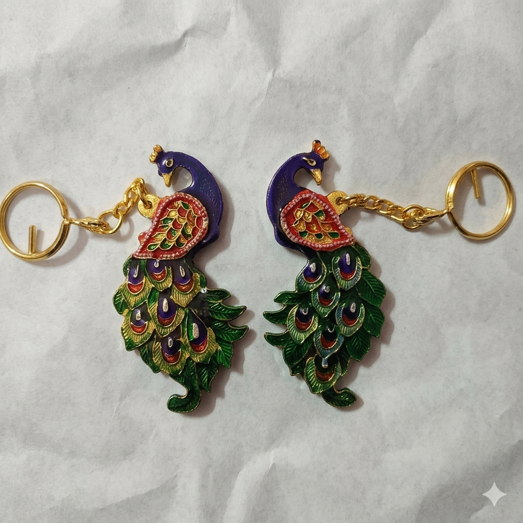KEYCHAIN LONGTAIL PAINTED