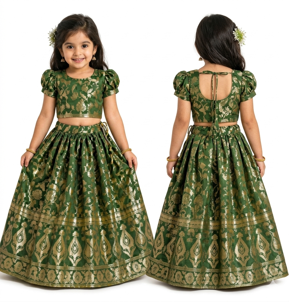 Banarasi Silk Ghagra Choli