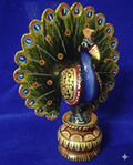 PEACOCK DANCING PAINTED