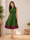 Knee Length Sleeveless One Piece